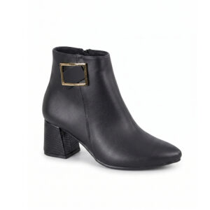 Botines Cuero Negro - 06VSN