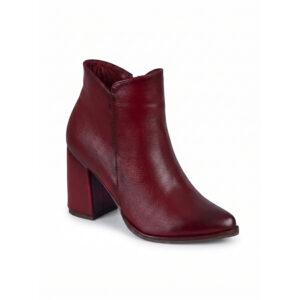 Botines Cuero Rojo - 21PS270