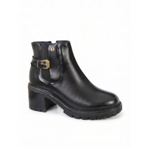 Botines Cuero Negro - 361734