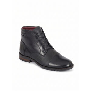 Botas Cuero Negro - 641254